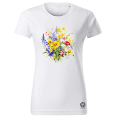 Magnolion Rajz csokor v5 női póló - 19 szín, XS-2XL