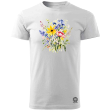 Magnolion Rajz csokor v8 férfi póló - 19 szín, S-3XL férfi póló