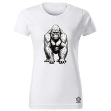 Magnolion Rajz gorilla v2 női póló - 19 szín, XS-2XL