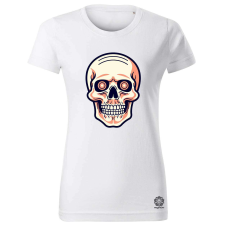 Magnolion Rajz koponya v2 női póló - 19 szín, XS-2XL női póló