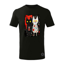 Magnolion Rajzfilm macskák v1 gyerek póló - 11 szín, 4-12 éves gyerek póló