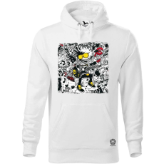Magnolion Rajzfilm punk srác v27 férfi pulóver - 19 szín, S-5XL