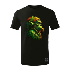 Magnolion Reggae majom v1 gyerek póló - 11 szín, 4-12 éves gyerek póló