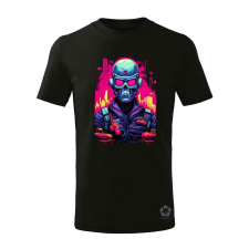 Magnolion Retró cyberpunk v1 gyerek póló - 11 szín, 4-12 éves gyerek póló