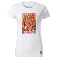 Magnolion Retró szuperhősök v3 női póló - 19 szín, XS-2XL