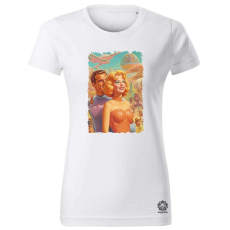 Magnolion Retró szuperhősök v5 női póló - 19 szín, XS-2XL