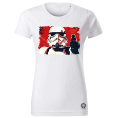 Magnolion Rohamosztagos propaganda v5 női póló - 19 szín, XS-2XL