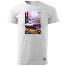 Magnolion Rózsaszín tank férfi póló - 19 szín, S-3XL férfi póló