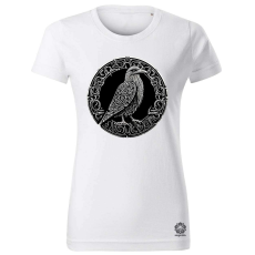 Magnolion Rúna díszes holló v1 női póló - 19 szín, XS-2XL