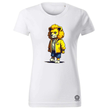 Magnolion Sárga oroszlán srác v4 női póló - 19 szín, XS-2XL női póló
