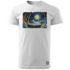 Magnolion Séta vörös hold alatt v4 férfi póló - 19 szín, S-3XL