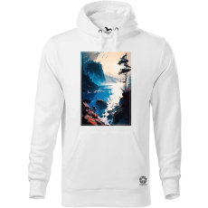 Magnolion Skandináv tájkép v4 férfi pulóver - 19 szín, S-5XL