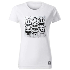Magnolion Smile graffiti v12 női póló - 19 szín, XS-2XL