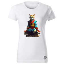 Magnolion Szamuráj macska v2 női póló - 19 szín, XS-2XL női póló