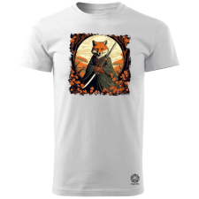 Magnolion Szamuráj róka v2 férfi póló - 19 szín, S-3XL férfi póló