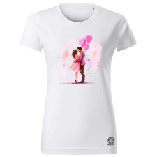 Magnolion Szerelem és lufik v2 női póló - 19 szín, XS-2XL női póló