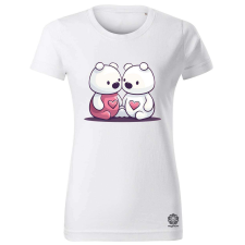 Magnolion Szerelmes macik v4 női póló - 19 szín, XS-2XL női póló