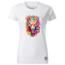 Magnolion Színes sárkány v3 női póló - 19 szín, XS-2XL női póló