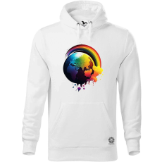 Magnolion Szívárvány bolygó v1 férfi pulóver - 19 szín, S-5XL
