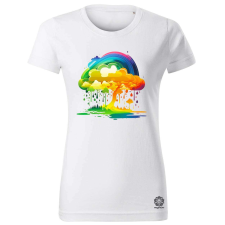 Magnolion Szivárvány felhő v1 női póló - 19 szín, XS-2XL női póló