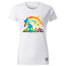 Magnolion Szivárvány felhő v3 női póló - 19 szín, XS-2XL