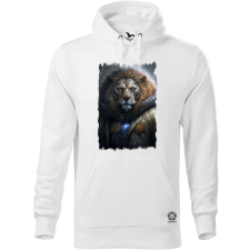 Magnolion Szuperhős Oroszlán v2 férfi pulóver - 19 szín, S-5XL férfi pulóver, kardigán