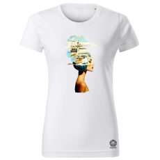 Magnolion Szürreál pop art fantázia v2 női póló - 19 szín, XS-2XL