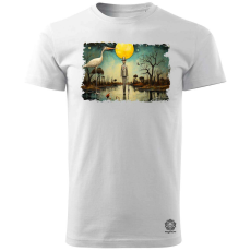 Magnolion Szürreális mocsár v2 férfi póló - 19 szín, S-3XL