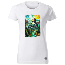 Magnolion Szürreális Mona Lisa v1 női póló - 19 szín, XS-2XL