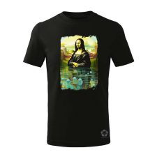 Magnolion Szürreális Mona Lisa v3 gyerek póló - 11 szín, 4-12 éves gyerek póló