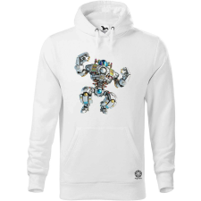 Magnolion Táncoló boldog robot v3 férfi pulóver - 19 szín, S-5XL férfi pulóver, kardigán