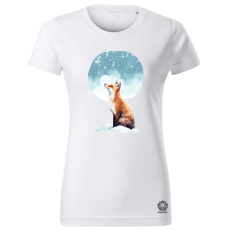 Magnolion Téli róka csendélet v4 női póló - 19 szín, XS-2XL