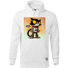 Magnolion Tetovált fiatal cica férfi pulóver - 19 szín, S-5XL