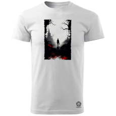 Magnolion Túlélőhorror v7 férfi póló - 19 szín, S-3XL