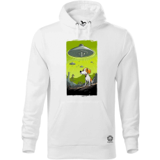 Magnolion UFO és kutya v1 férfi pulóver - 19 szín, S-5XL