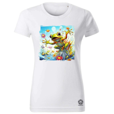 Magnolion Ugrik a béka női póló - 19 szín, XS-2XL
