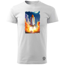 Magnolion Űrrepülő v5 férfi póló - 19 szín, S-3XL