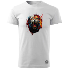Magnolion Üvöltő oroszlán v1 férfi póló - 19 szín, S-3XL férfi póló