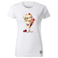 Magnolion Vaníliafagyi fantázia v2 női póló - 19 szín, XS-2XL női póló