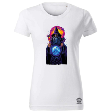 Magnolion Varázsló és varázsgömb v4 női póló - 19 szín, XS-2XL