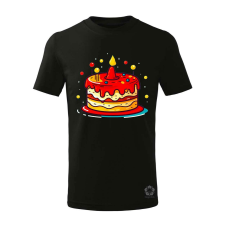 Magnolion Vektor torta v3 gyerek póló - 11 szín, 4-12 éves gyerek póló