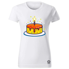 Magnolion Vektor torta v4 női póló - 19 szín, XS-2XL női póló