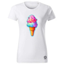 Magnolion Vibráló vektor fagyi v1 női póló - 19 szín, XS-2XL női póló