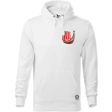 Magnolion Viking hosszúhajó zseb férfi pulóver - 19 szín, S-5XL férfi pulóver, kardigán