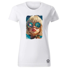 Magnolion Világegyetem kaleidoszkóp v3 női póló - 19 szín, XS-2XL