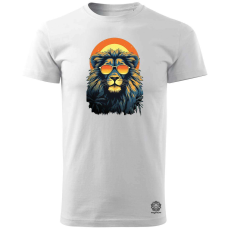 Magnolion Vintage oroszlán v3 férfi póló - 19 szín, S-3XL