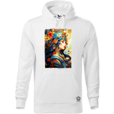 Magnolion Virágos geometria fantázia v3 férfi pulóver - 19 szín, S-5XL