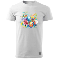 Magnolion Vízfesték tojások v8 férfi póló - 19 szín, S-3XL