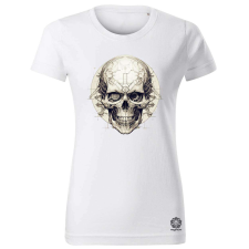 Magnolion Vonalrajz koponya v3 női póló - 19 szín, XS-2XL női póló