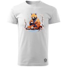 Magnolion Vörös panda teázik v1 férfi póló - 19 szín, S-3XL